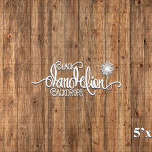 5x7-Old Wood-Black Dandelion Backdrops