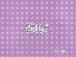 60x80-Purple Dots-Black Dandelion Backdrops