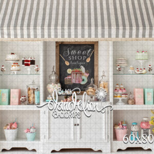 60x80-Sweet Shop-Black Dandelion Backdrops