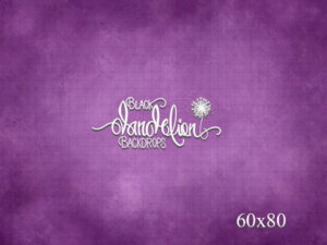 60x80-Violet Rough Lush-Black Dandelion Backdrops