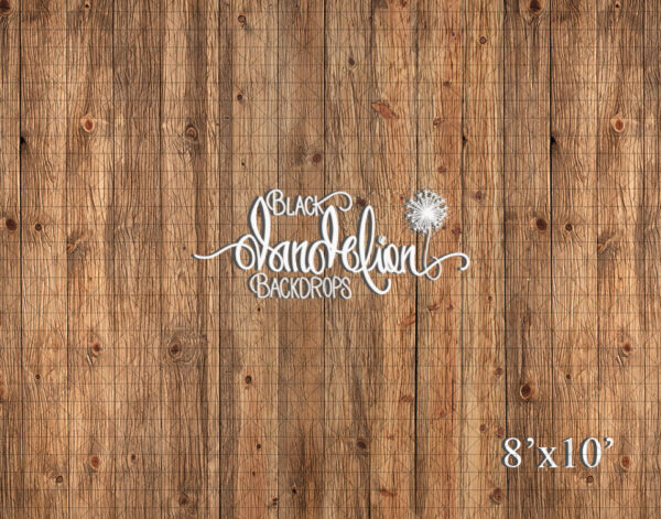 8x10-Old Wood-Black Dandelion Backdrops