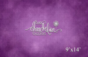 9x14-Violet Rough Lush-Black Dandelion Backdrops