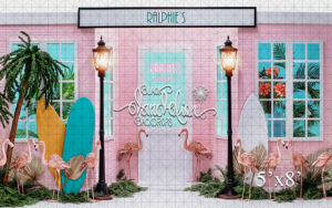 5x8-Ralphie's Board Shop-Black Dandelion Backdrops