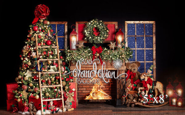 5x8-Saint Nick has been there-Black Dandelion Backdrops
