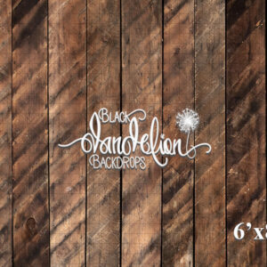 6x8-Log Town Hill Planks-Black Dandelion Backdrops