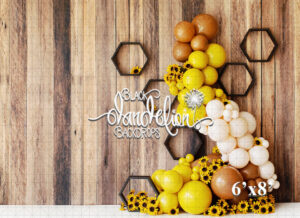 6x8-Sunflower Honey-Black Dandelion Backdrops