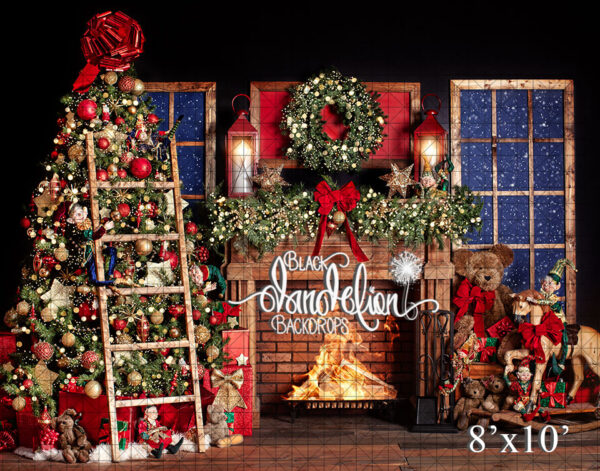 8x10-Saint Nick has been there-Black Dandelion Backdrops
