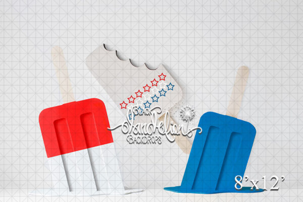 Red White and Blue Popsicles