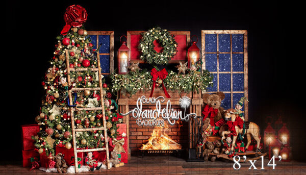 8x14-Saint Nick has been there-Black Dandelion Backdrops