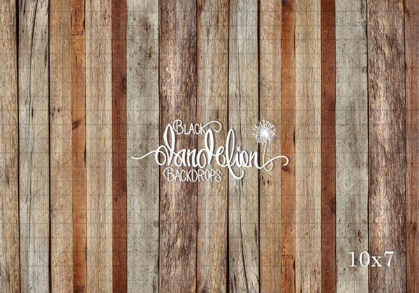 10x7-Jack Wood Planks-Black Dandelion Backdrops