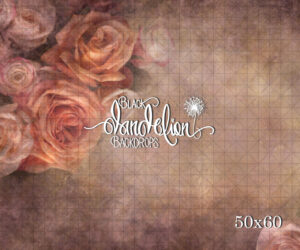 50x60-Mother's Rose-Black Dandelion Backdrops