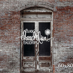 60x80-Clinton Doors-Black Dandelion Backdrops