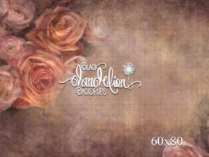 60x80-Mother's Rose-Black Dandelion Backdrops