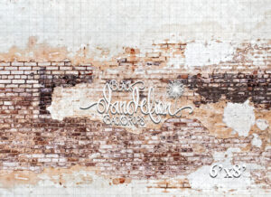 6x8-Airdale Brick-Black Dandelion Backdrops