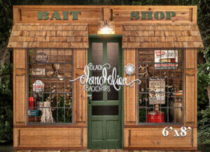 6x8-Bait Shop-Black Dandelion Backdrops