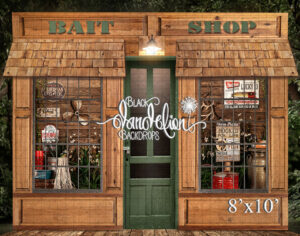 8x10-Bait Shop-Black Dandelion Backdrops