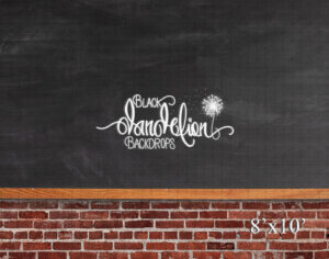 8x10-Holbert Chalk Board-Black Dandelion Backdrops