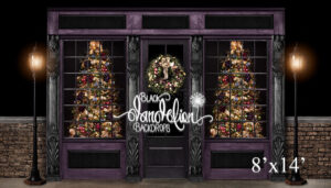 8x14-Park City Christmas-Black Dandelion Backdrops