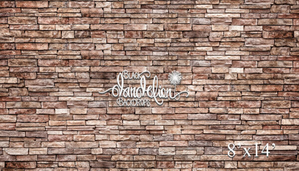 8x14-Shell Brick -Black Dandelion Backdrops