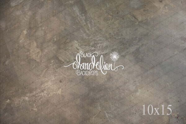 10x15-Concrete Floor-Black Dandelion Backdrops