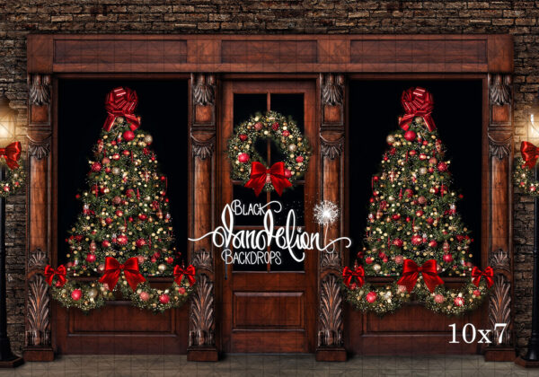 10x7-Christmas on Garrison-Black Dandelion Backdrops