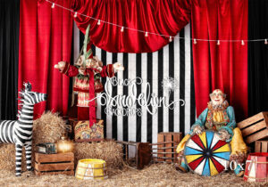 10x7-Wonky Circus-Black Dandelion Backdrops