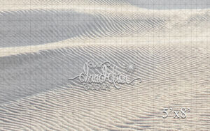 5x8-White Ripple Sand-Black Dandelion Backdrops
