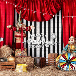 60x80-Wonky Circus-Black Dandelion Backdrops