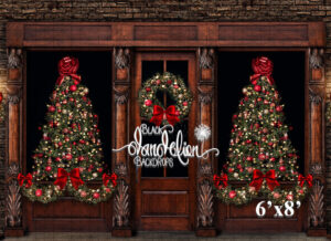 6x8-Christmas on Garrison-Black Dandelion Backdrops