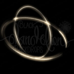 Oval Halo-Black Dandelion Backdrops