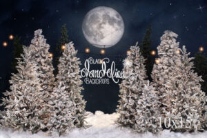 10x15-Snow White Tree Farm-Black Dandelion Backdrops